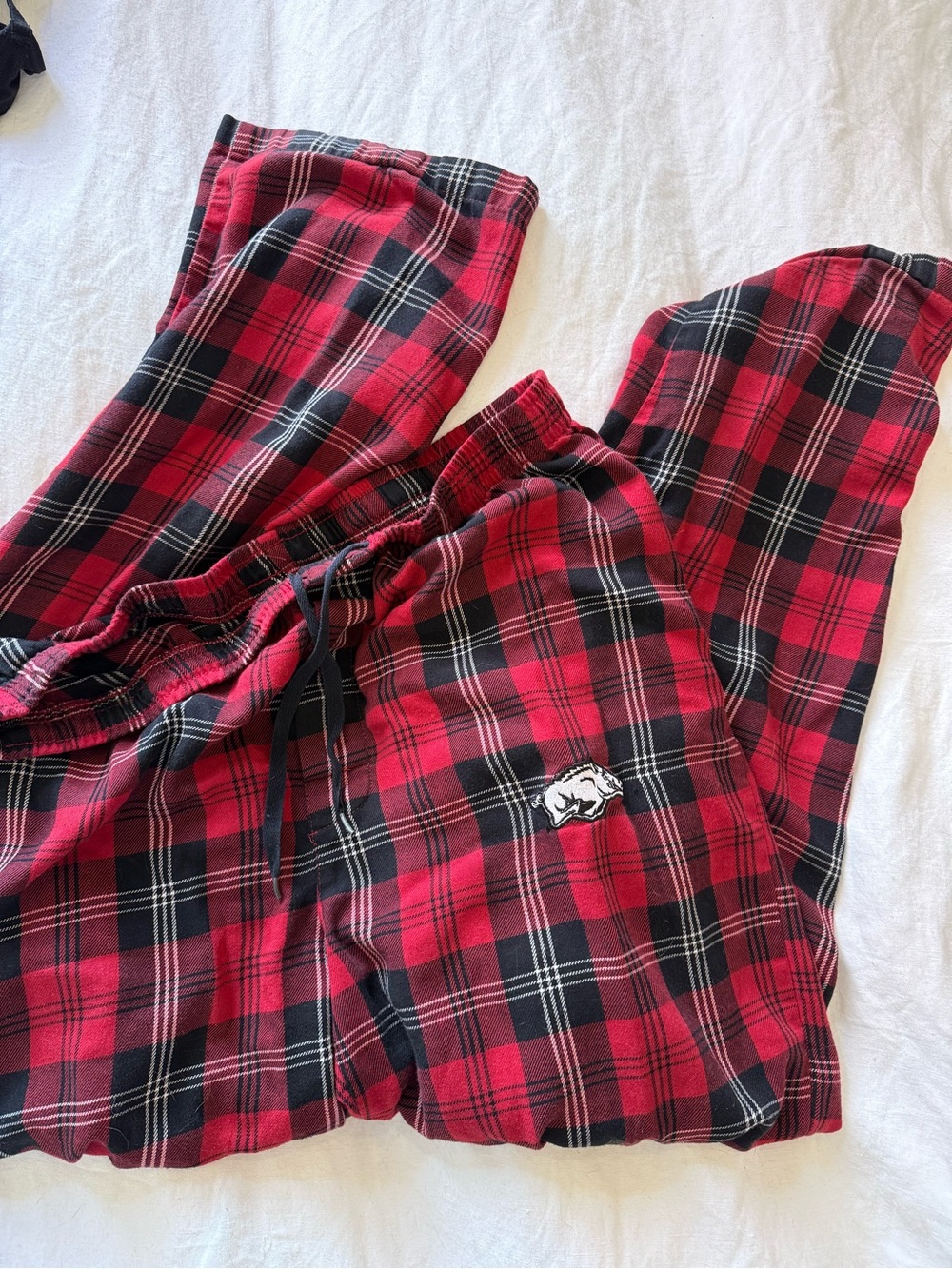 Men’s Red and Black Plaid Pajama Pants - Cozy Flannel Sleepwear